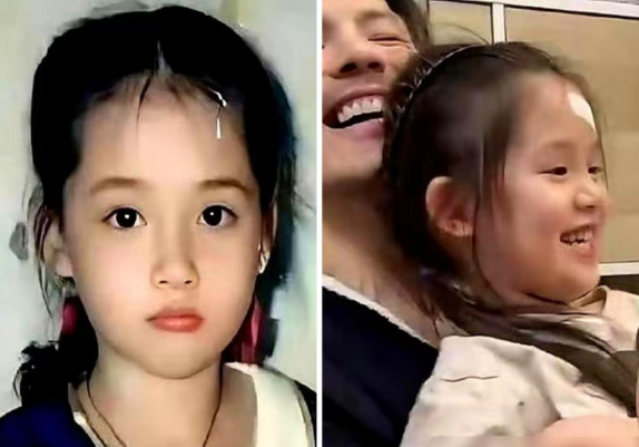 郭碧婷的基因，把向家三代颜值给“格式化”了你看女儿向芷，5岁半，大眼睛瓜子脸，