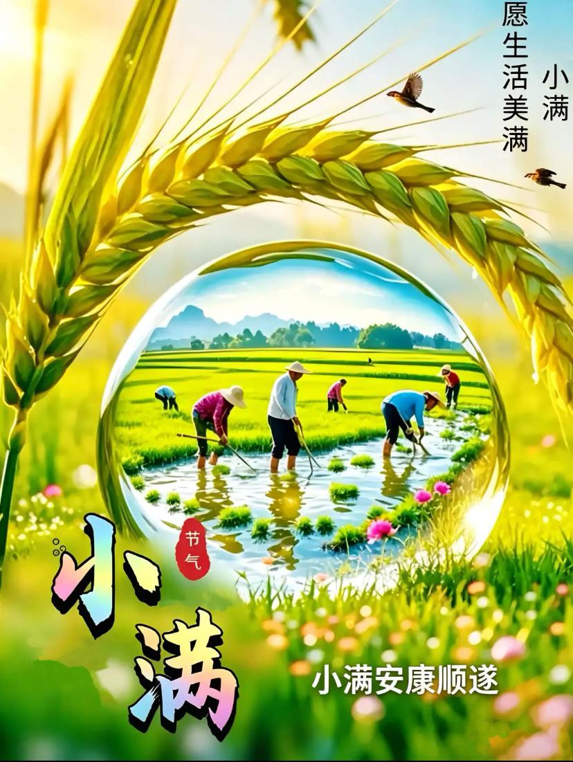 🌺☘️5./21.浅夏藏雅韵.流年拥圆满🌺🌾小满安康顺遂🌾☘️时序