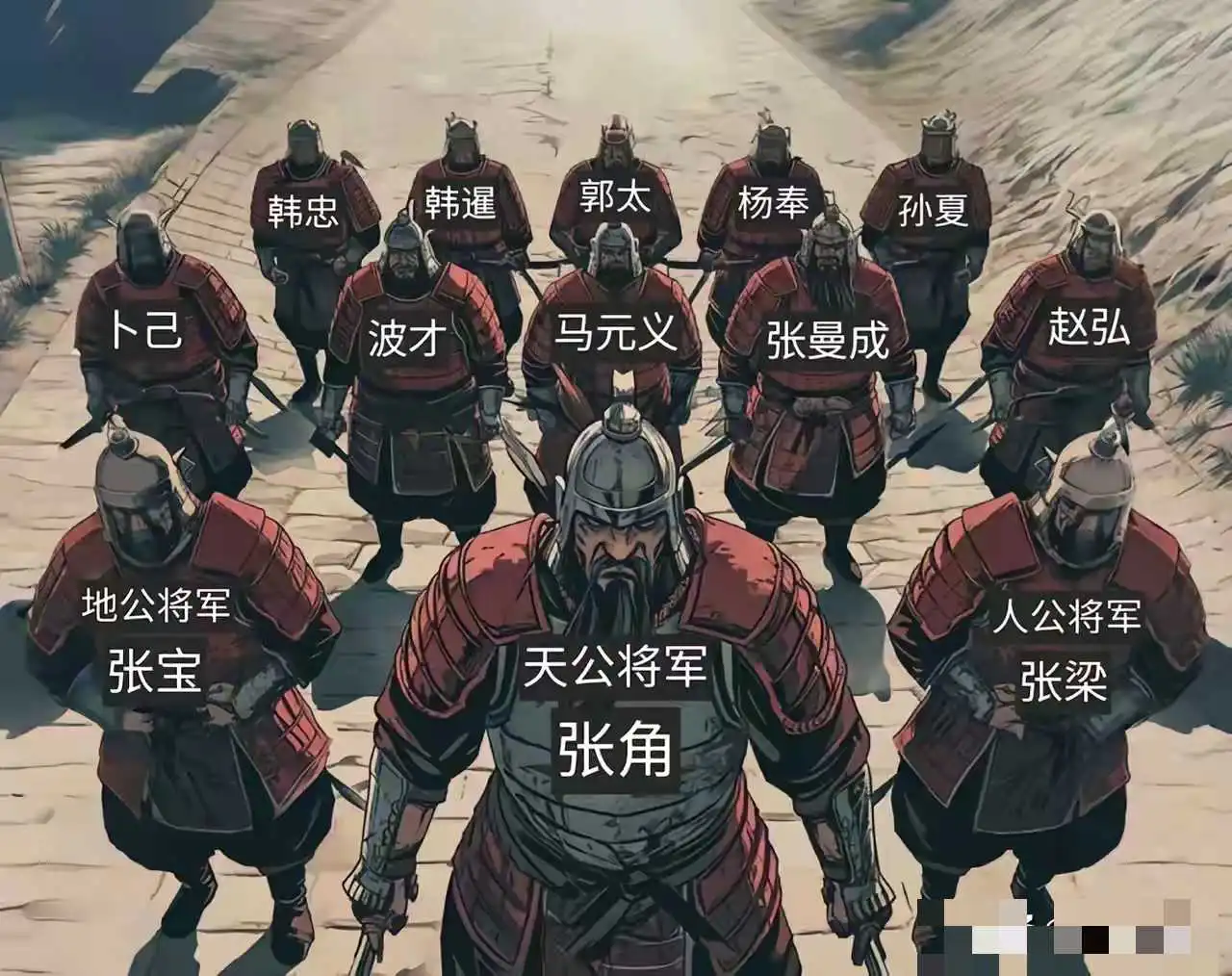 黄巾军天团阵容有多强大