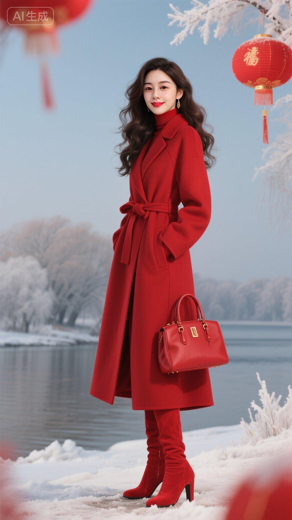 红色系优雅气质每日分享