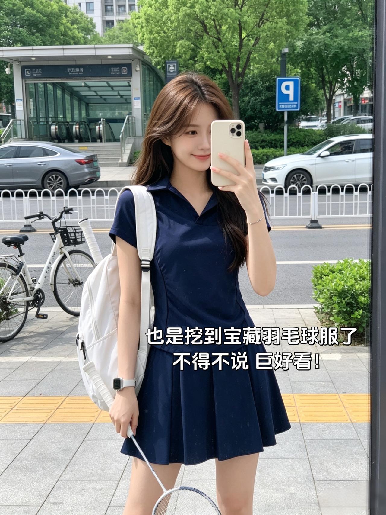 也是挖到宝藏羽毛球服了不得不说巨好看！