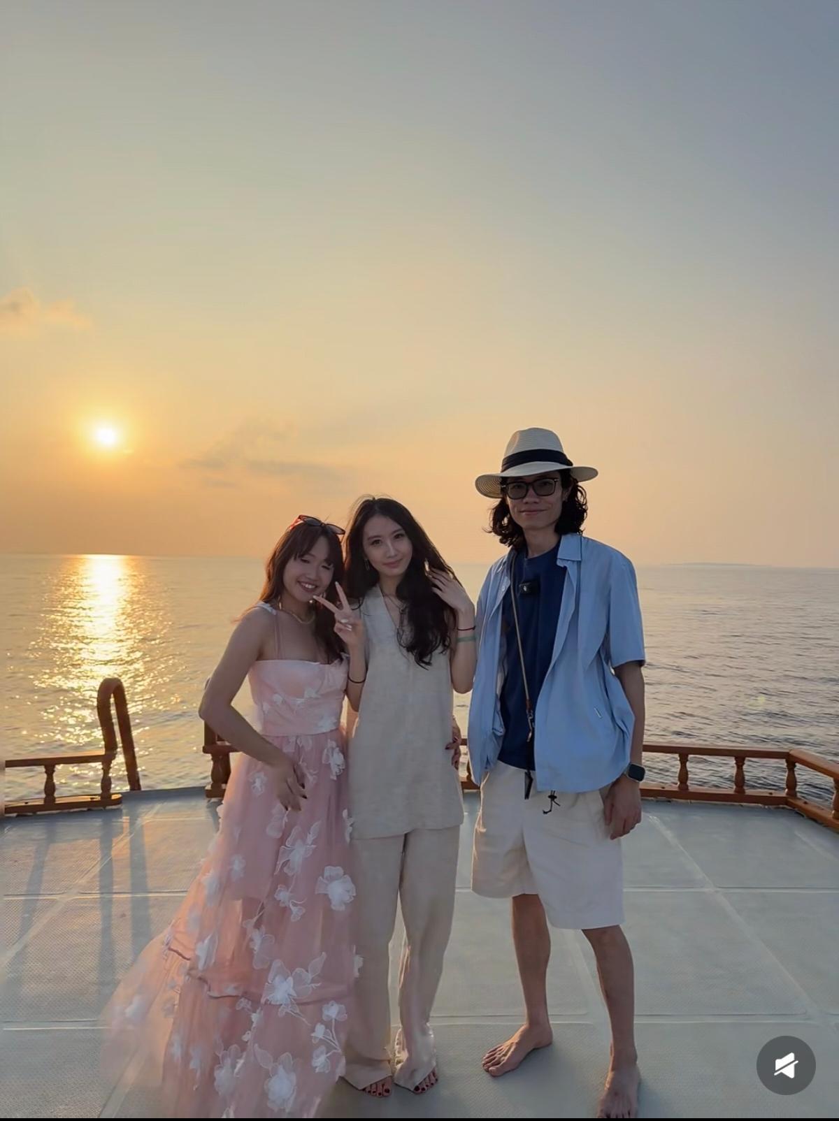 李行亮与麦琳好着呢，游马尔代夫住1万多的酒店!2月25日，有网友晒出在马尔代