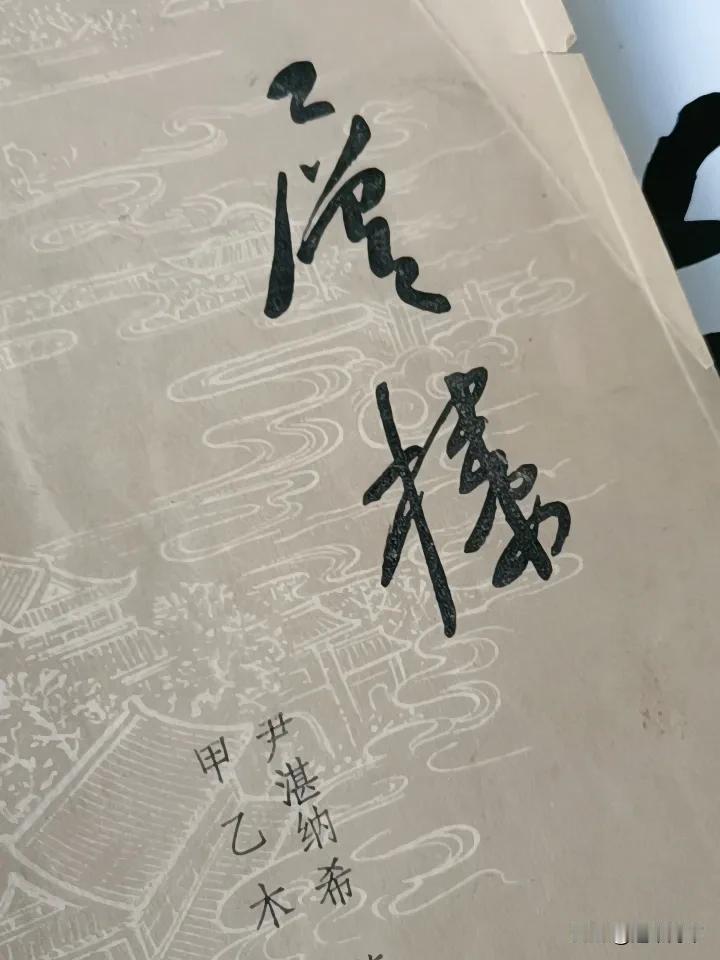 在尹湛纳希的《一层楼》里，处处可以看到类似《红楼梦》的人物和故事情节。譬如《红楼