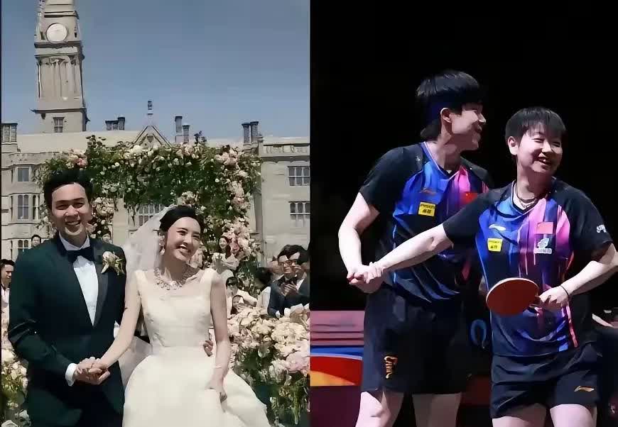 网友这脑洞绝了，直接扒出孙颖莎王楚钦“未来脸”！说真的，莎莎笑起来那股甜劲儿，跟
