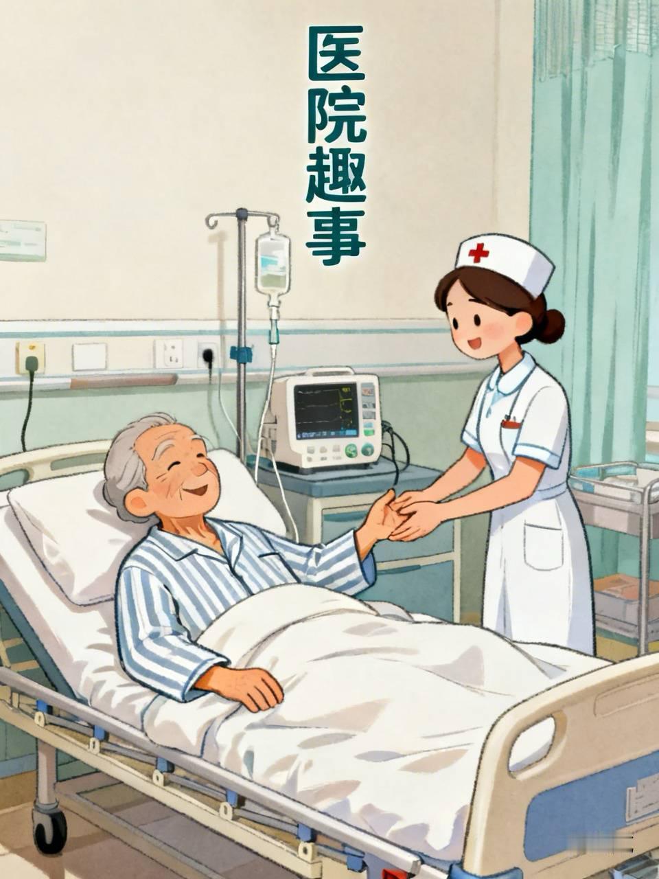 医院里有个怪现象：老男人不管多大，只要躺病床上，多少都有点"行为艺术"。我妹