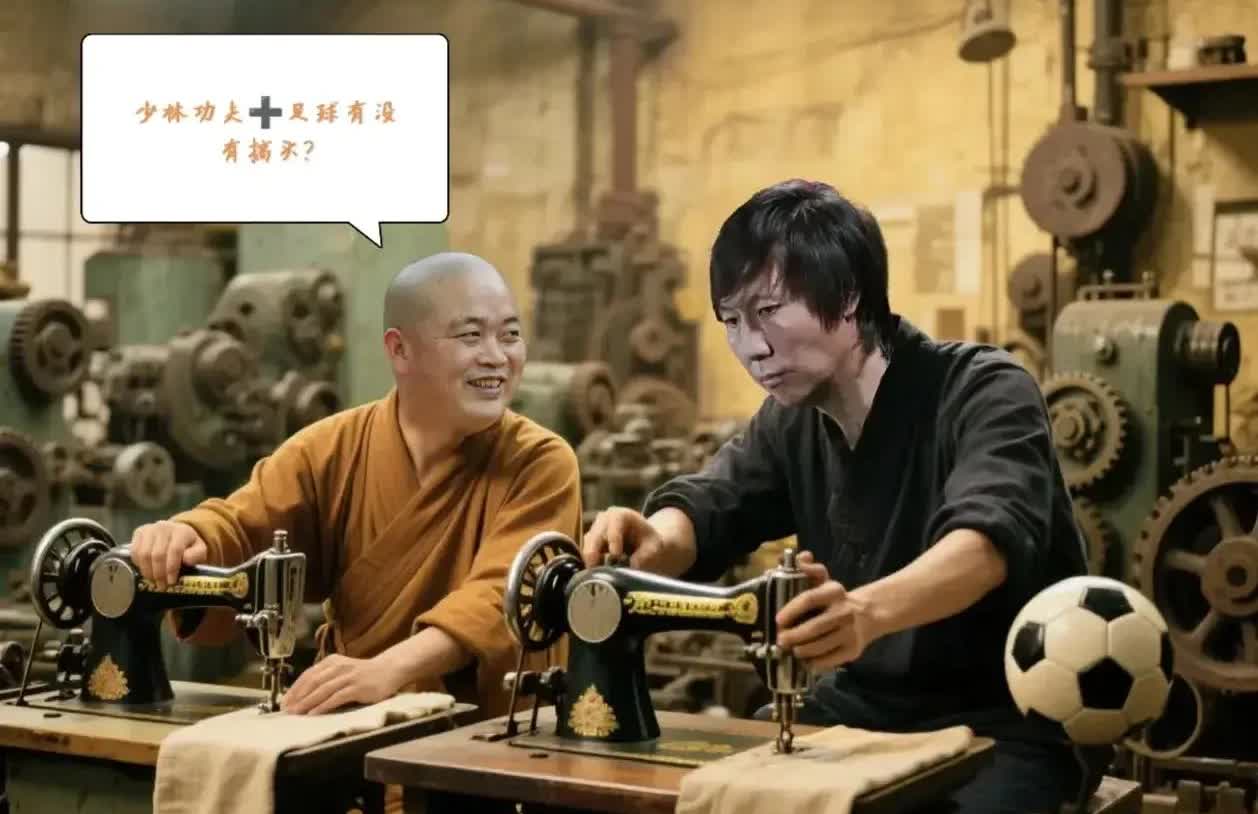 大和尚见到了李铁：你说少林功夫加足球有没有钱搞？有没有？你就说有没有？李铁：