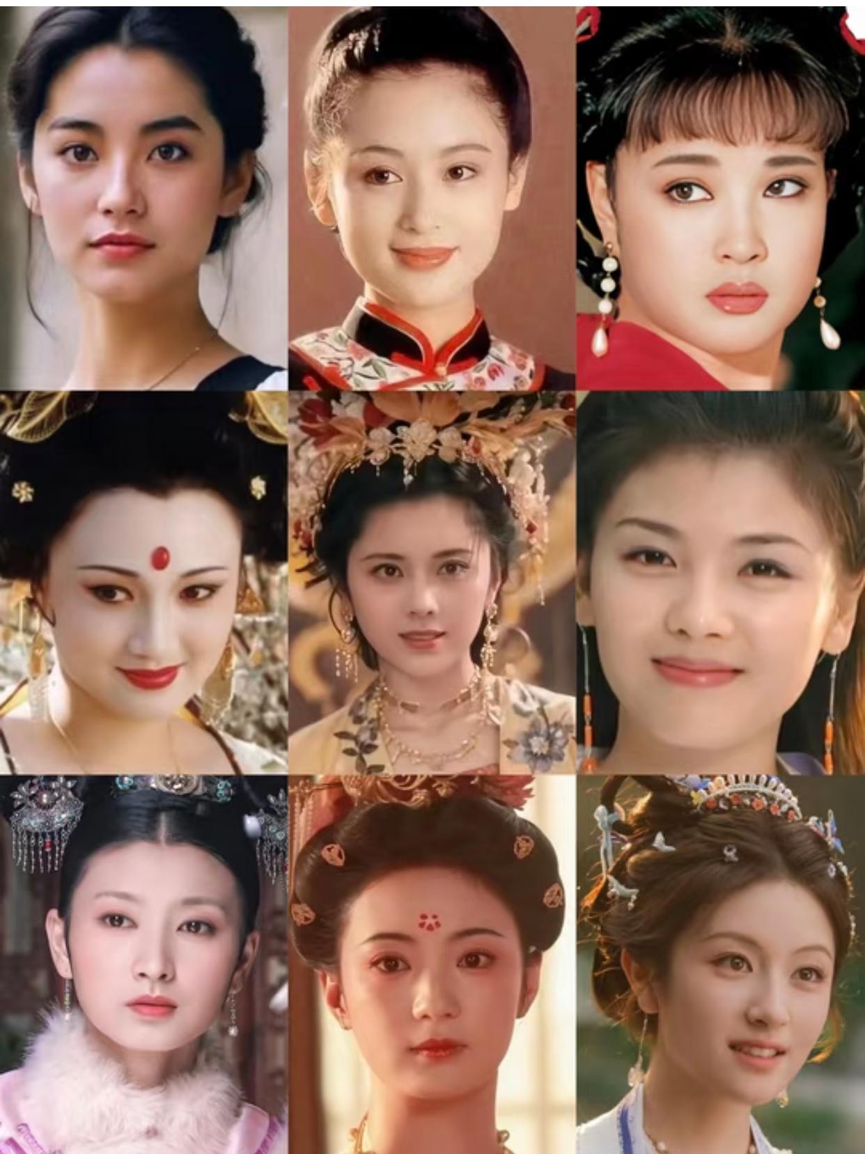 总算明白为啥刘涛火了这么多年，脸型好，跟这些顶级大美女一样是国泰民安的脸。