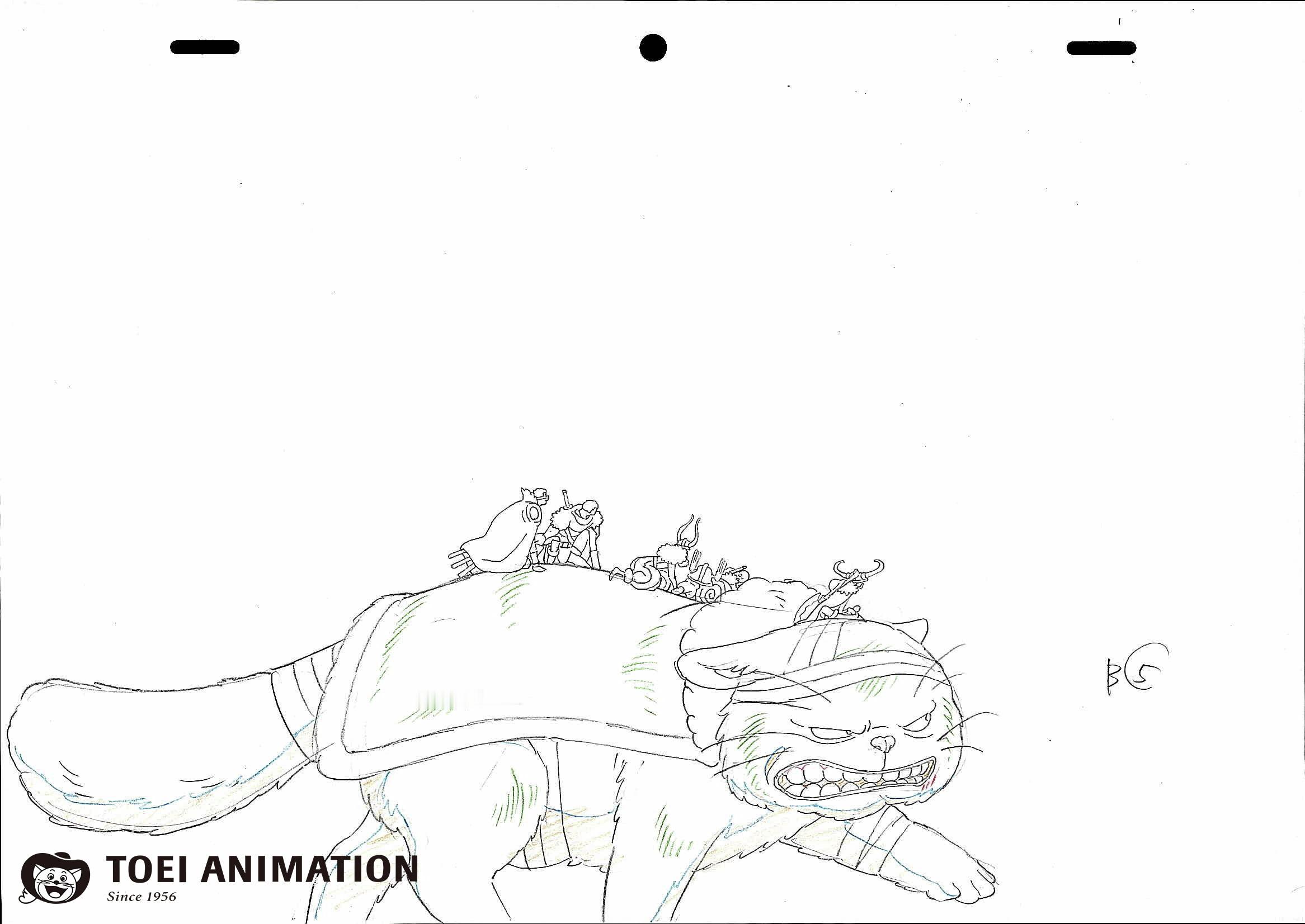 海贼王1159集动画《把箱庭彻底破坏掉，逃脱！积木之国》原画动画公布！演出：所