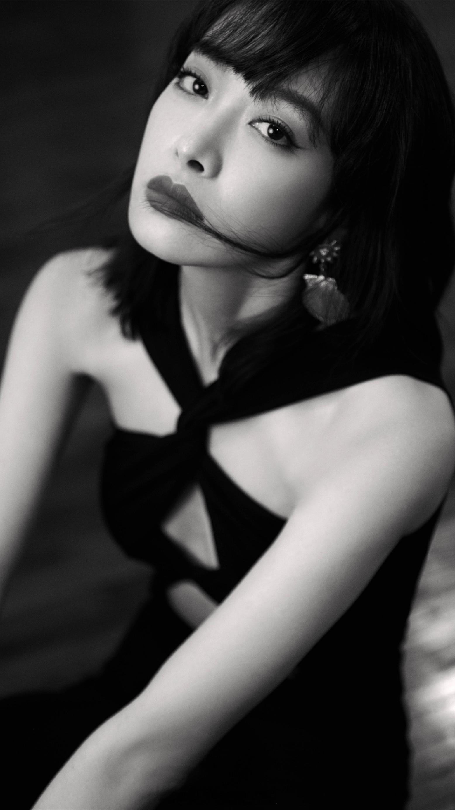 宋茜冷酷格调穿搭