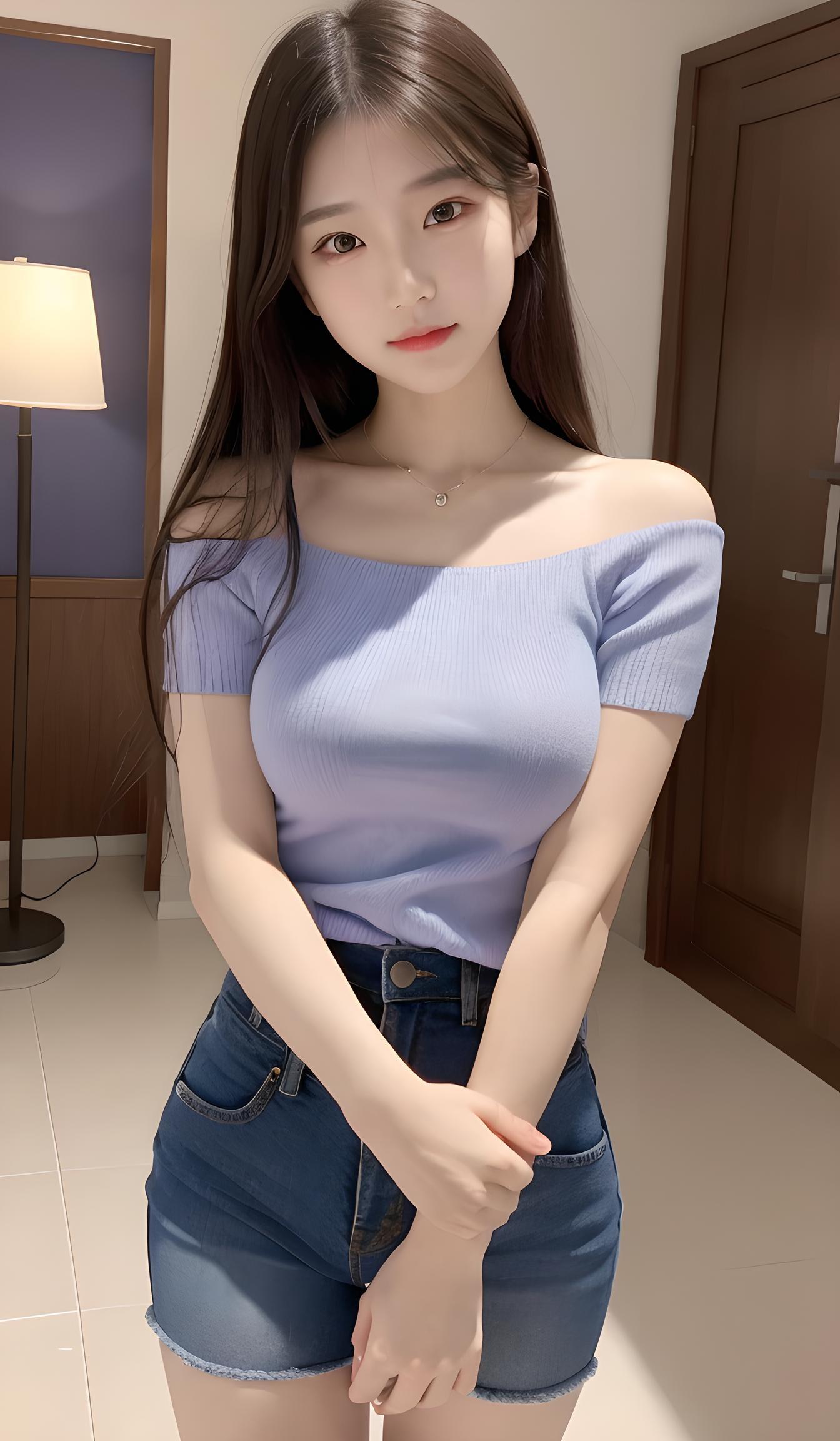 美女。