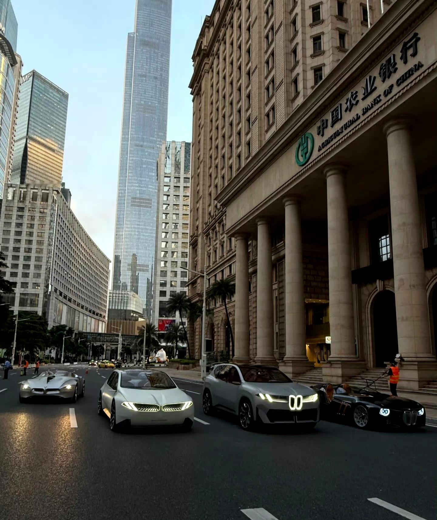 宝马新一代设计，个人觉得最右那个黑色不错[赞][666]​​​