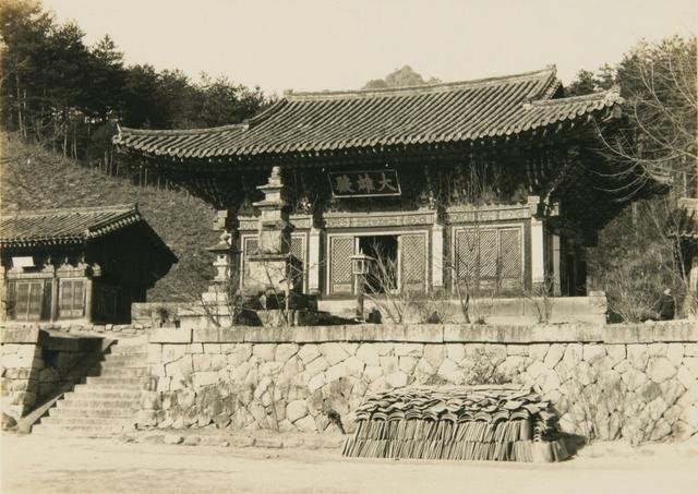 1927年的朝鲜，金刚山和箕子陵。历史知识​​​