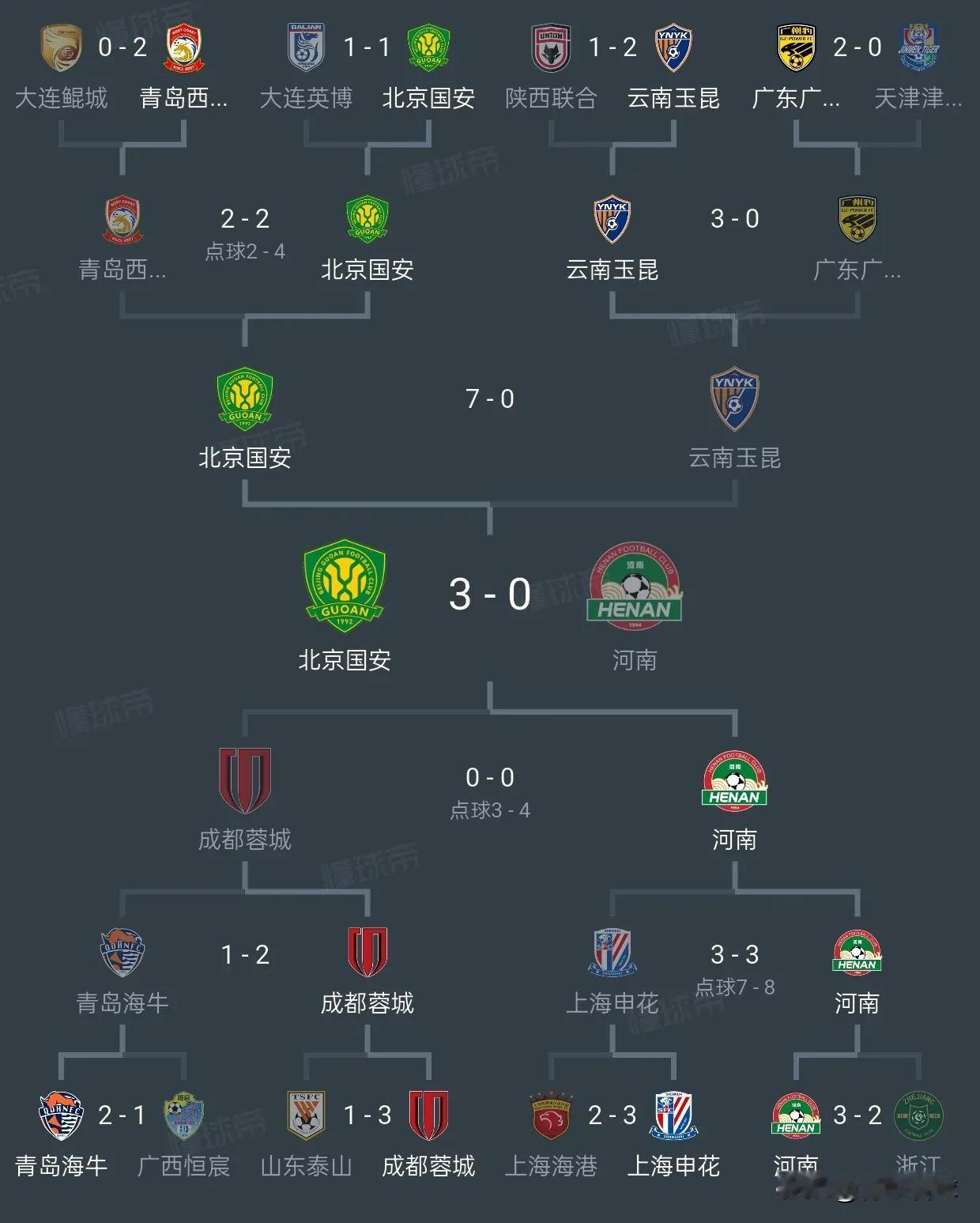 河南队被别人当枪使了，河南不应该进足协杯决赛，应该放申花、放成都进决赛，不让别人