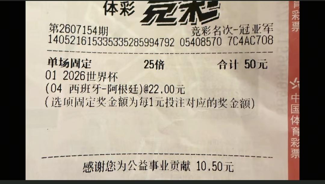 大家在赛前猜中了西班牙和阿根廷，分别是冠亚军吗？此前这个赔率真的是非常的高，