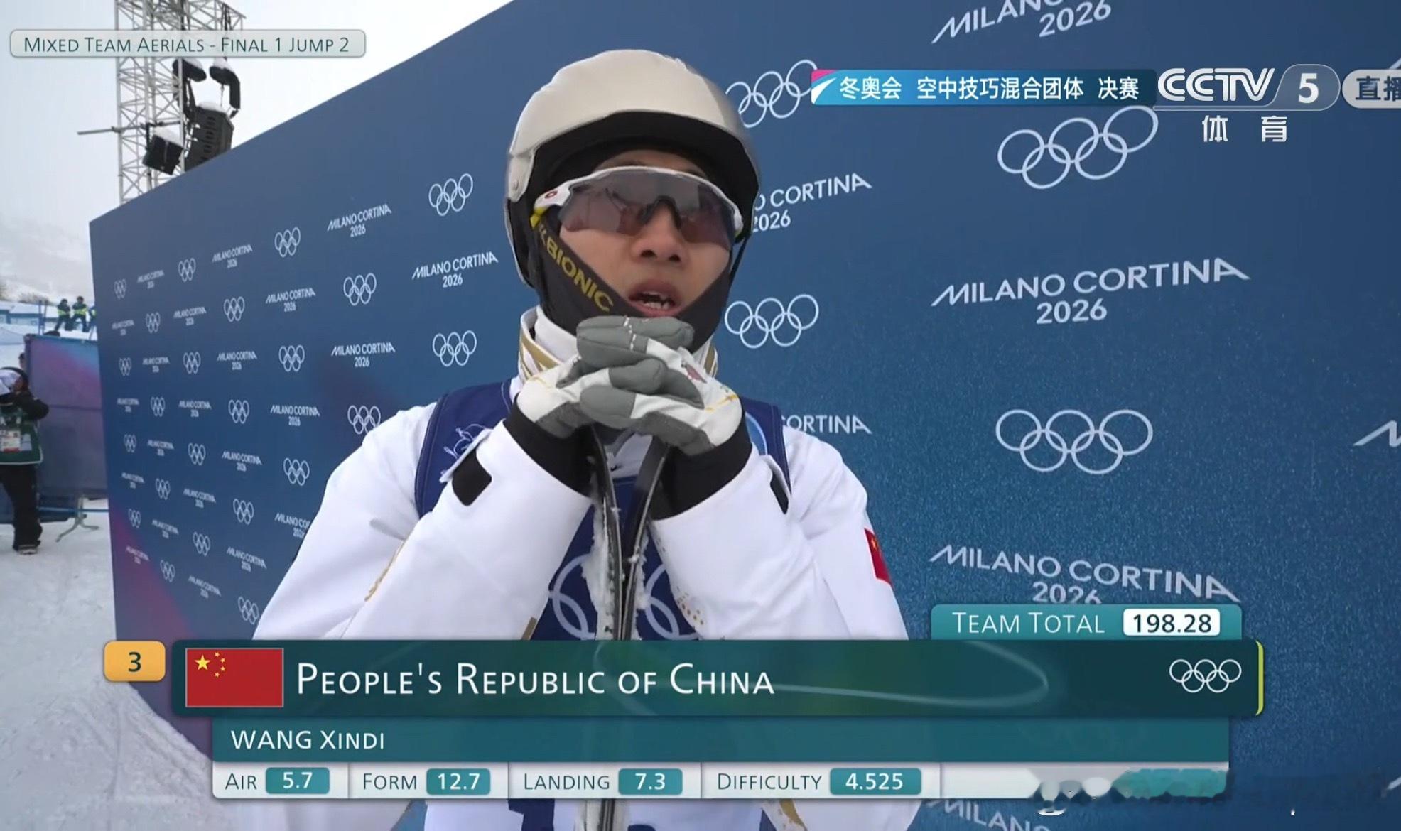 王心迪第一跳116.29分🇨🇳王心迪：116.29分🇨🇳中国队：198.