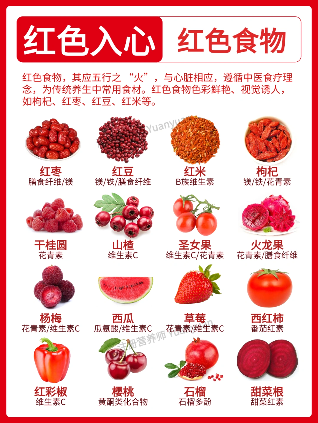 你的“彩虹饮食”指南 吃出健康好气色！