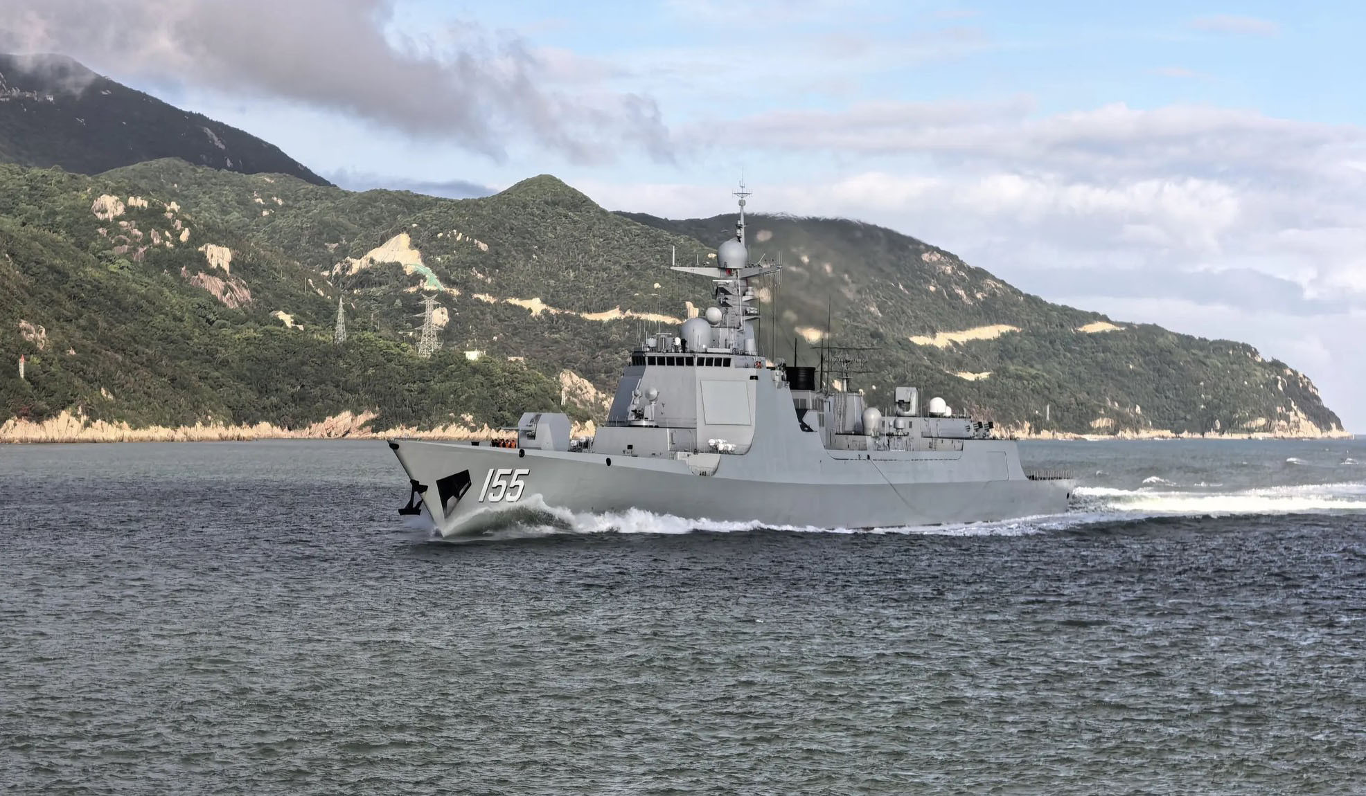 155南京舰回港​​​