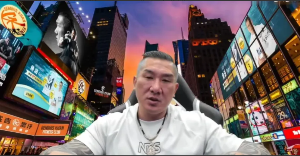 “馆长”陈之汉说台湾人并不愿意打仗，他们只是嘴秋而已，目的是为了拿民进党的钱，台