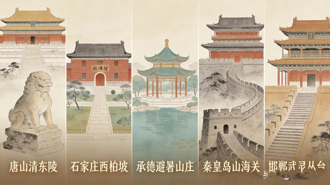 唐山：工业重镇、经济龙头，清东陵、唐山宴名气拉满，全国辨识度极高。石家庄：省会