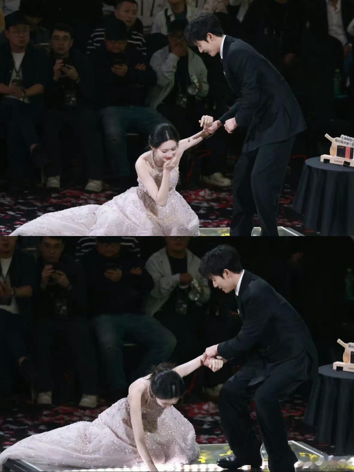 孟子义摔了好惊险的一幕！