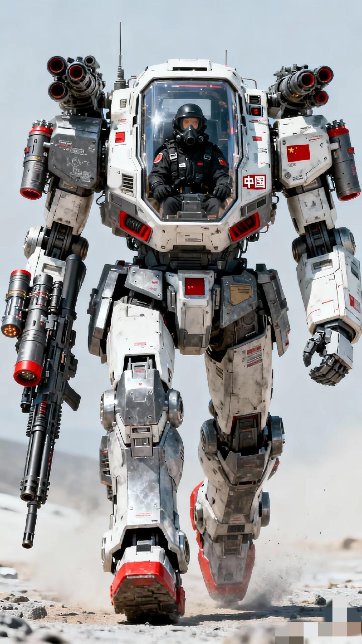 21世纪下半叶国防应该是机器人化，或者是人和机器人结合。人退居幕后，人类将很少出