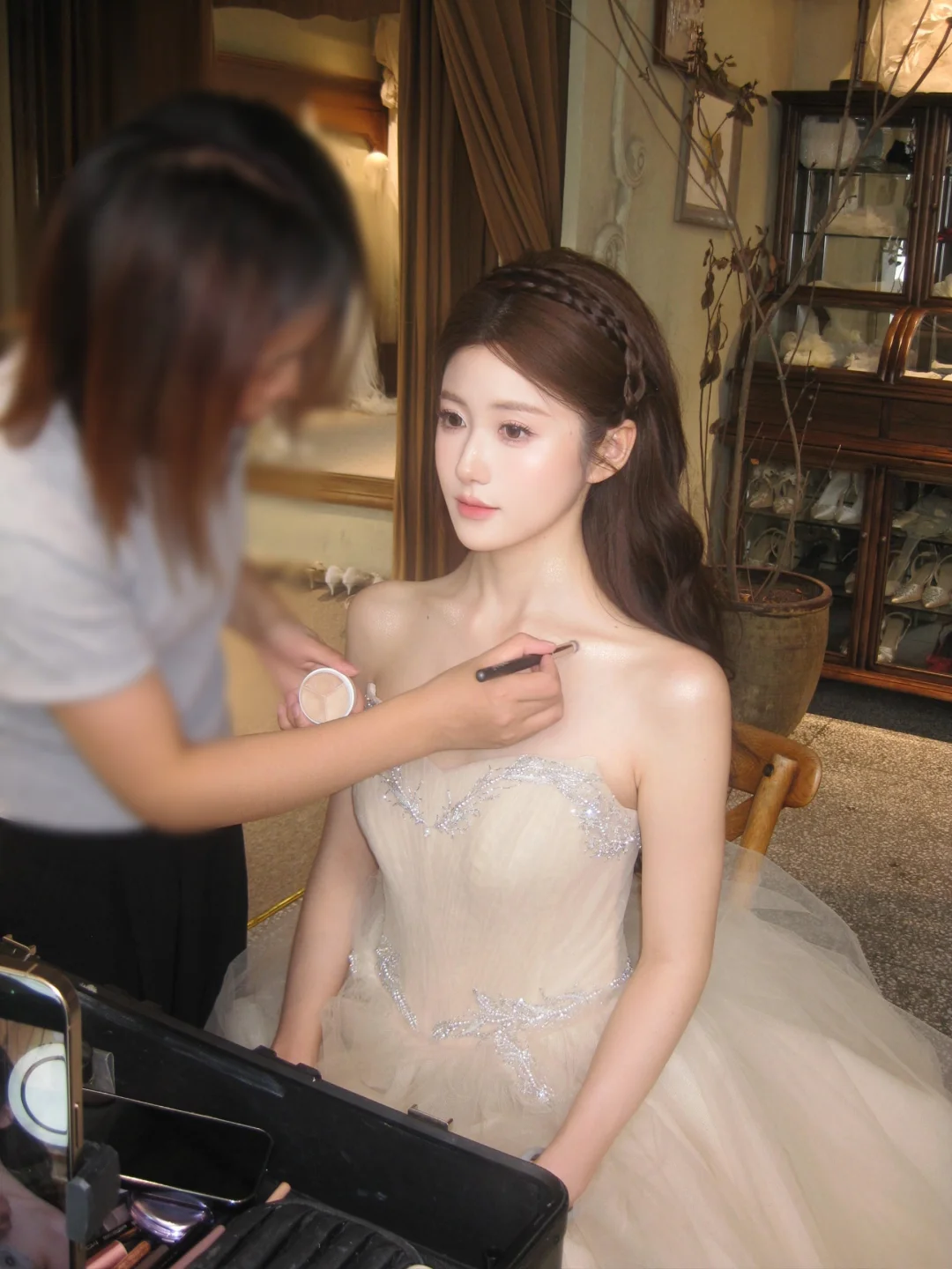 在成都穿上了绝美婚纱👰