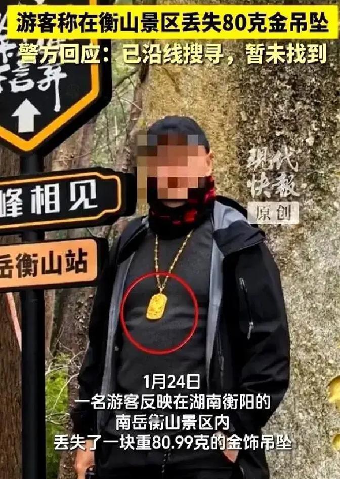 湖南衡山这位大哥，我是真有点看不懂了为了找回掉在山里的一块金子，他硬是把自己变
