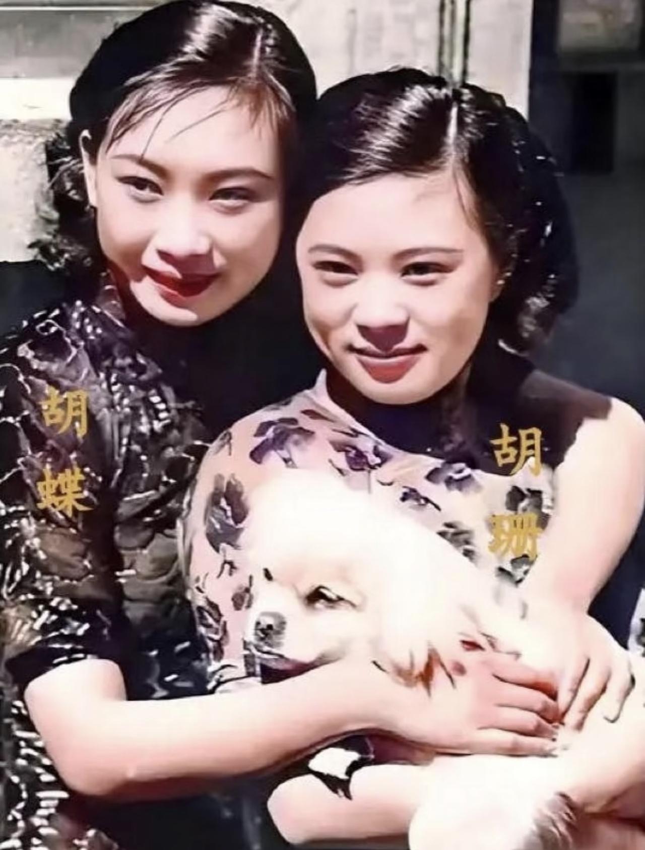 没想到这张1930年上海私家留影里，日后要在战火里颠沛流离的民国头号影后胡蝶，此