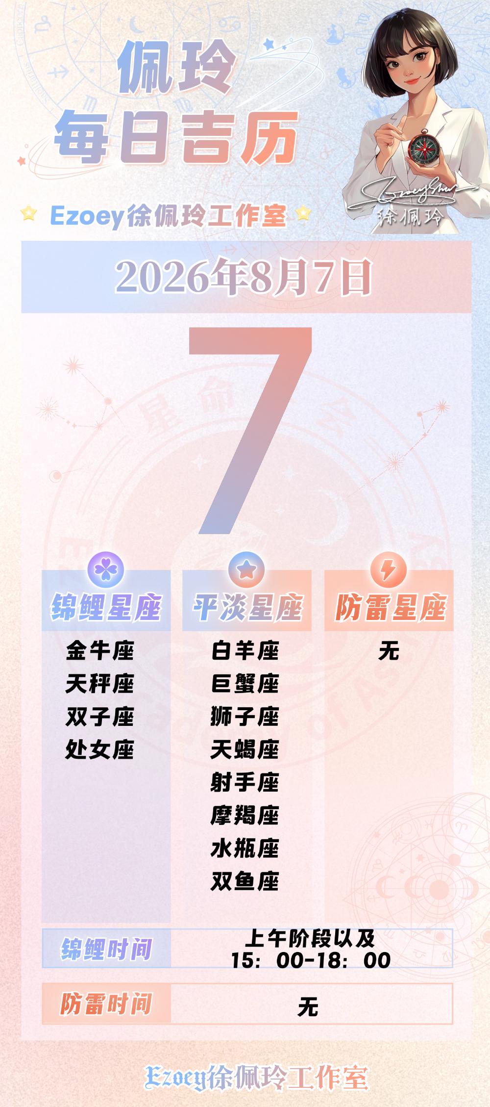 【8.7日播报】金星换座白羊、双子、天秤接桃花啦！锦鲤星座：金牛座、天秤座、