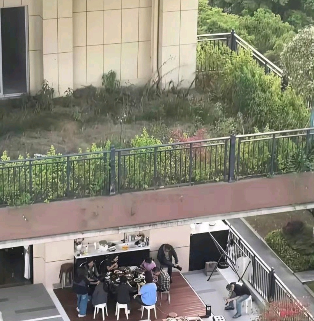 楼上都成荒野了，楼下的也不怕