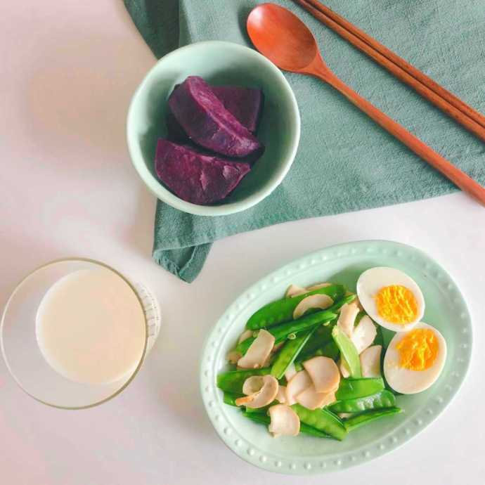 {减脂早餐合集} 面包鸡蛋加牛奶，丰盛营养的早餐合集~ ​​​​