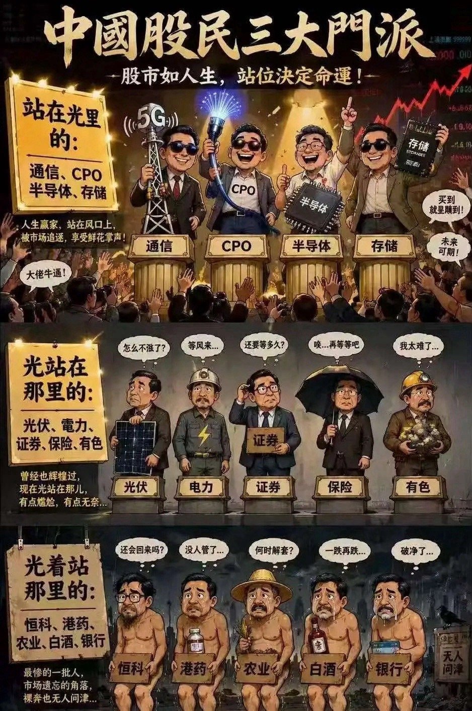 今日观点分享昨天市场经历大跌，上涨途中的大跌，正常情况下隔日是修复预期，至于是先