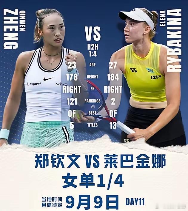 郑钦文如果战胜莱巴金娜的话，她将获得这四样宝贵的东西！第一，她可以获得145万美