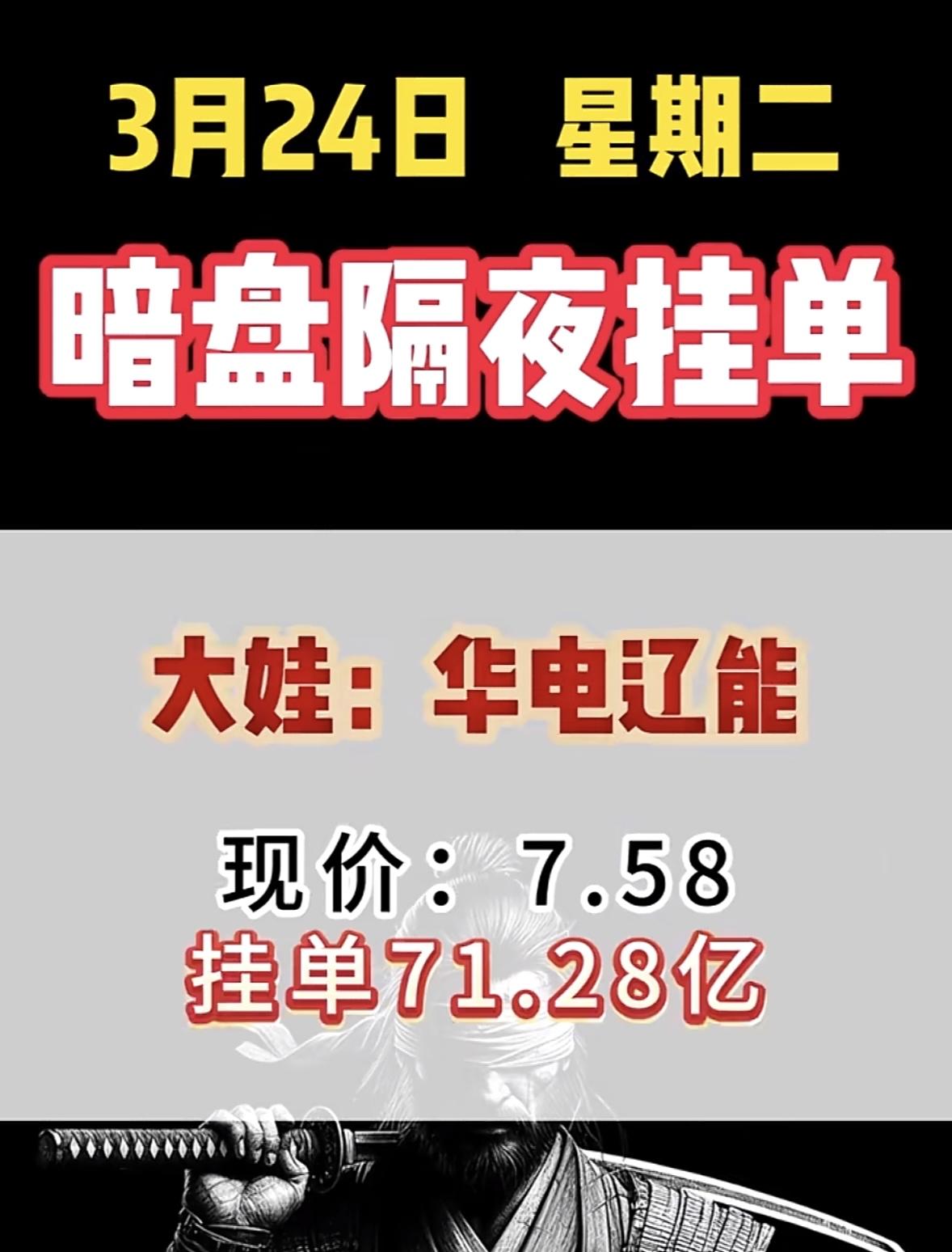 3月25日暗盘隔夜挂单排行榜揭晓暗盘隔夜挂单情况里，节能风电挺引人注意。当时