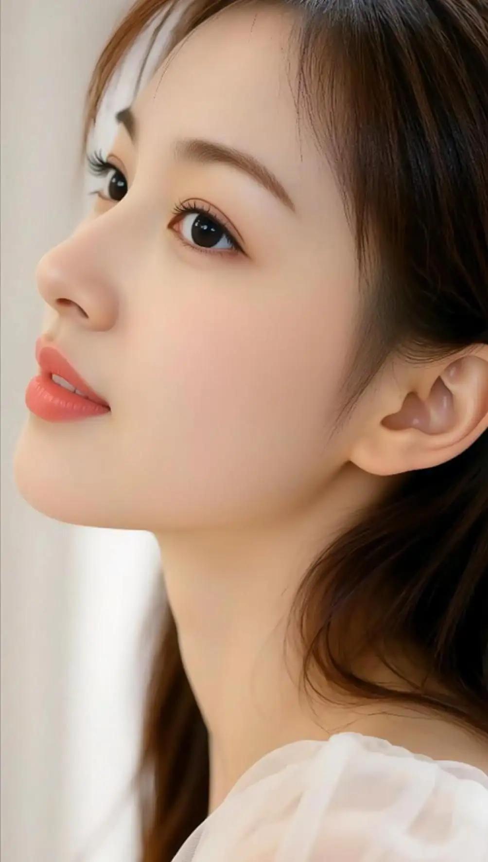 温柔侧颜，岁月静好，优雅动人。