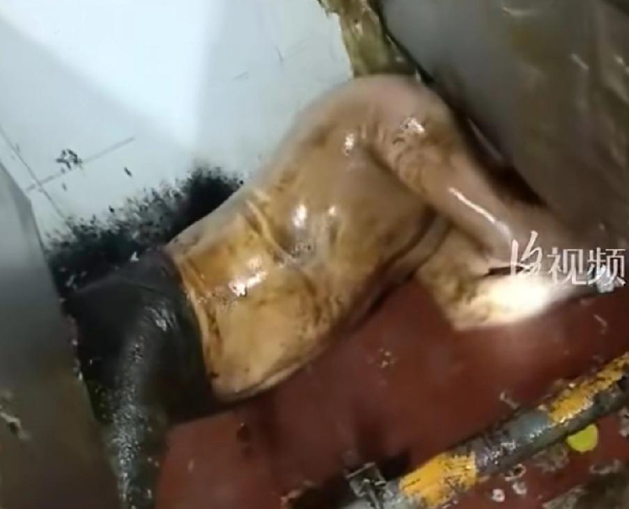 都是河南商丘周口的厨房烧菜的管道里边，它爬进去以后清理里边的油，洗澡的时候太难受