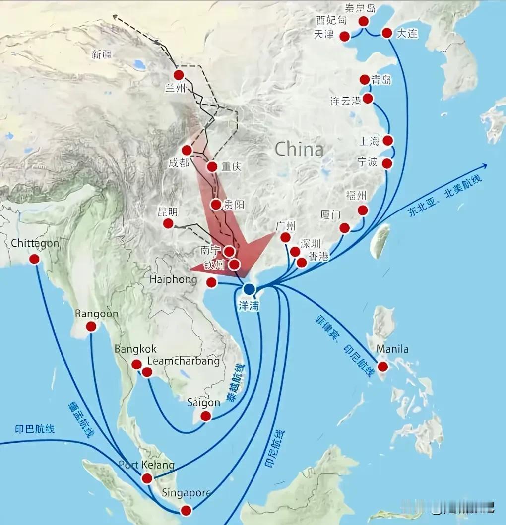 【中国北部湾工程】：“北部湾工程”涵盖广东粤西、广西大部、海南全岛，三省的多个区