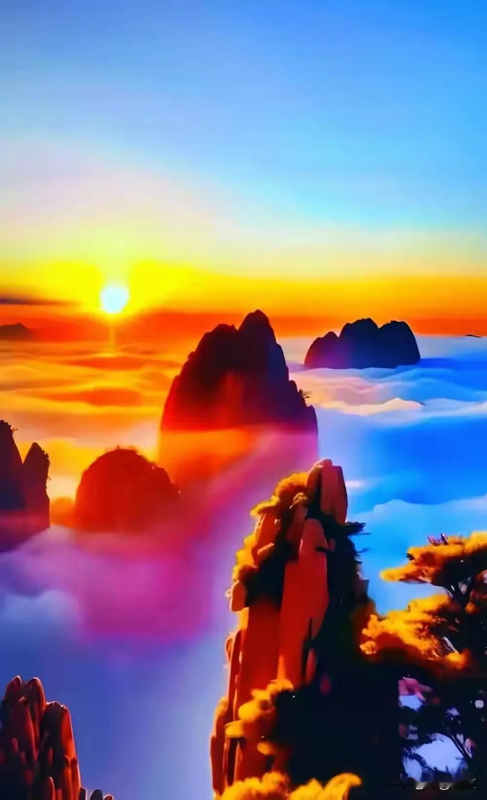 上联:瀑布挂川飞白练下联:彩虹跨涧架长桥横批:山水奇观