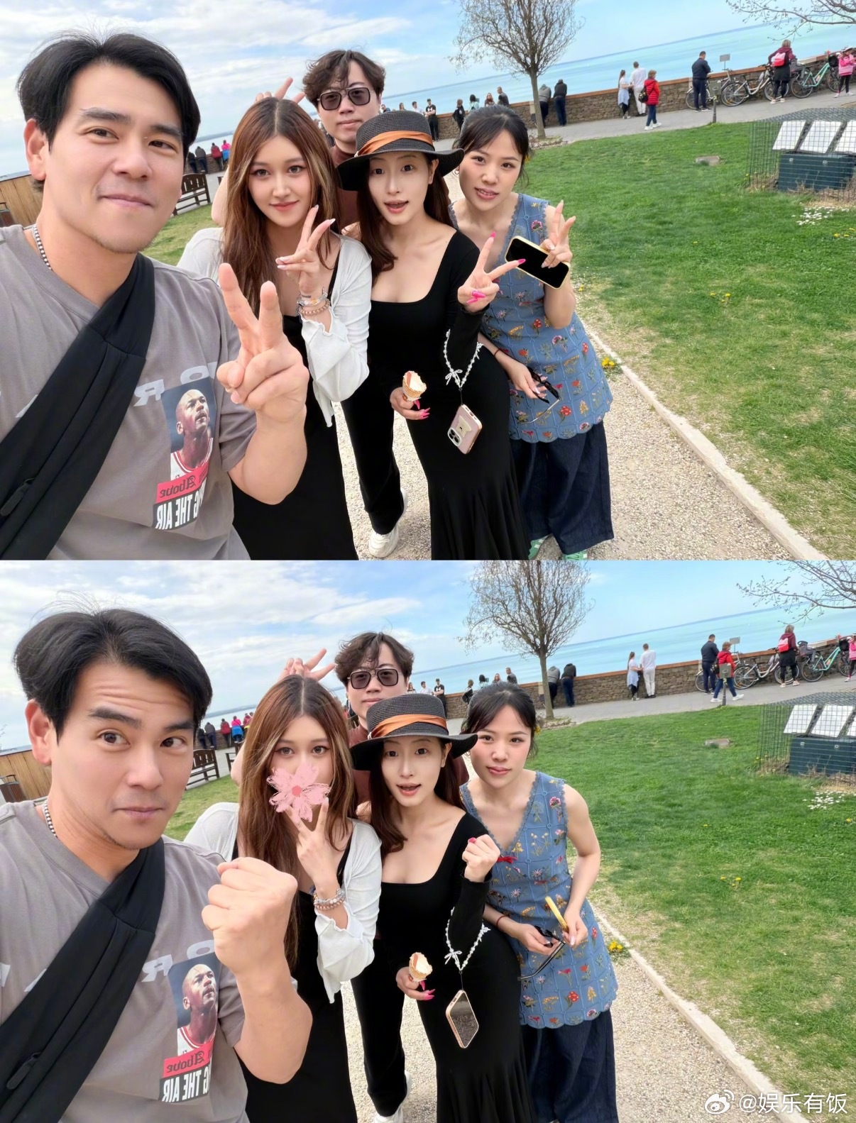 彭于晏44岁颜值状态谁懂啊！网友在匈牙利偶遇彭于晏，44岁的他路人镜头下依旧颜