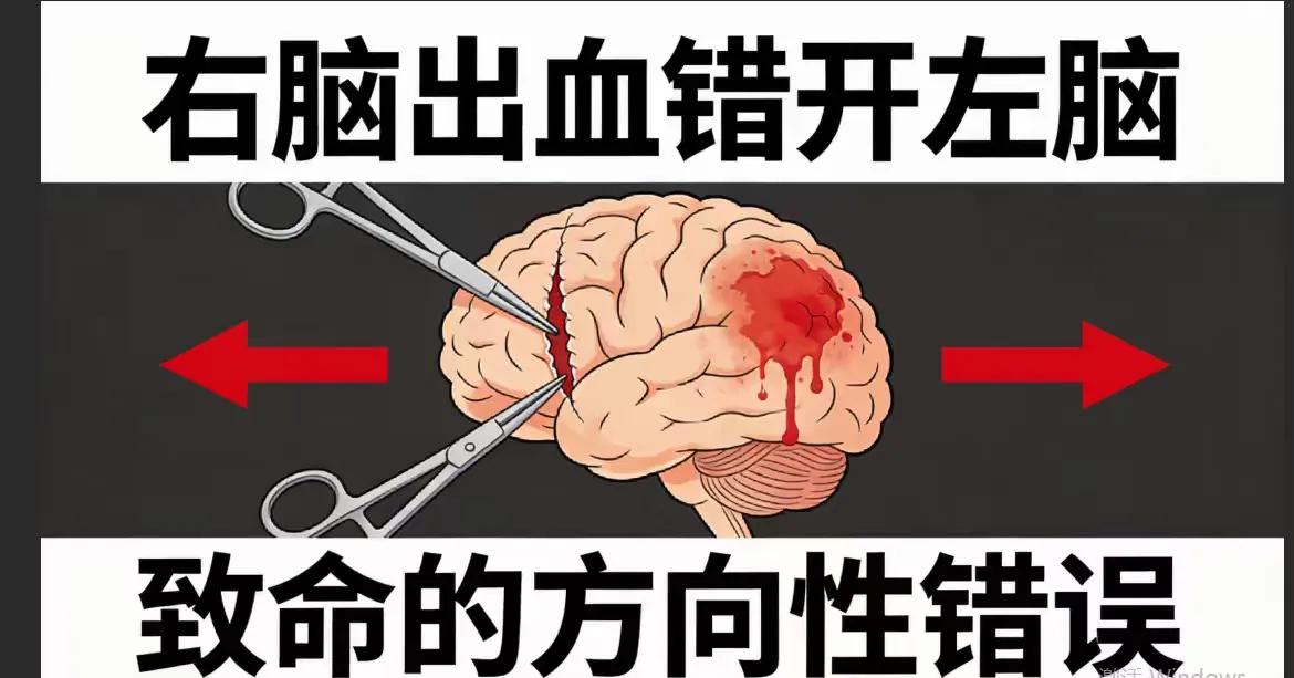 男子脑出血抢救竟被开错头颅：右脑病变左脑挨刀，生死错位的17小时一位右脑出血的