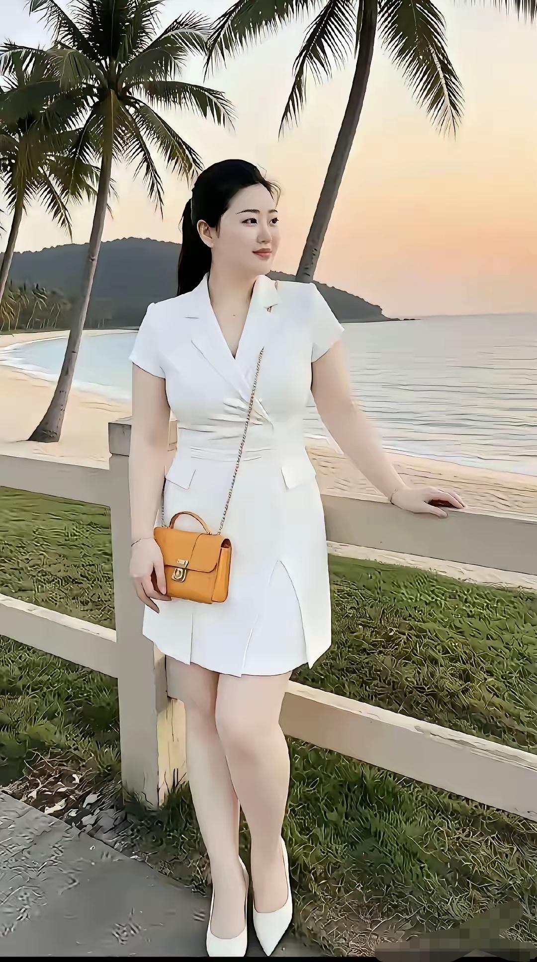 风景美人也美