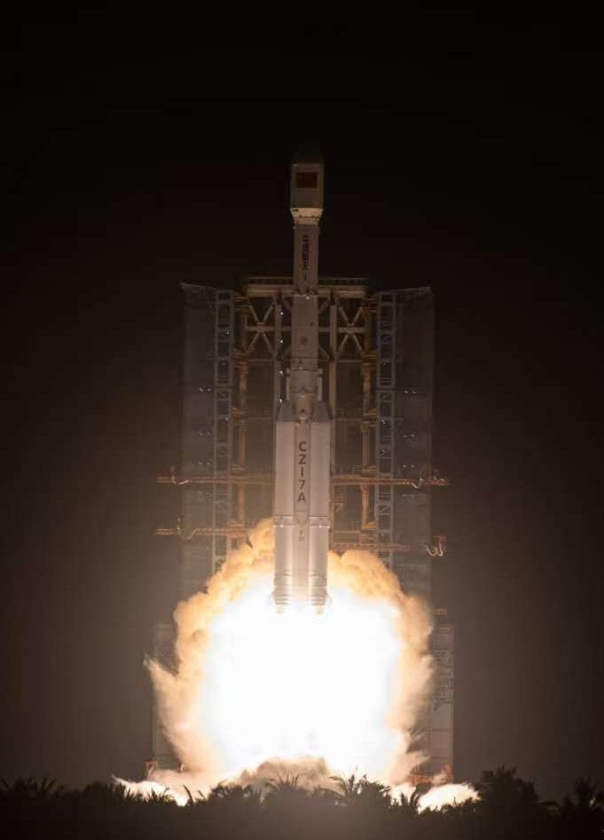 我国成功发射中星3B卫星今天19时50分，中星3B卫星搭乘长征七号改运载火箭在文