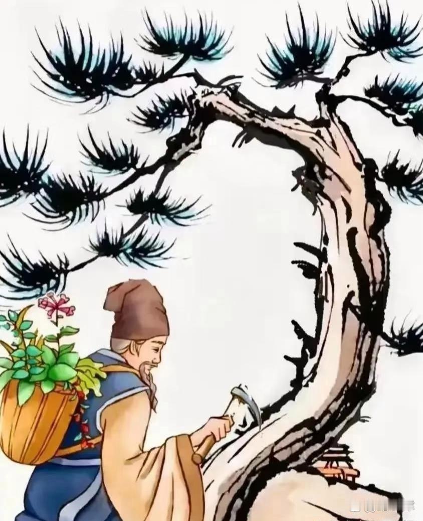 眼力大考验！这幅李时珍图藏5张人脸快来考考你的眼力，这张古画暗藏玄机！