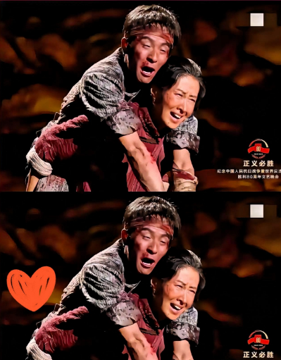 九三文艺晚会最让人惊喜的演员出现了！​不是歌舞表演台词都全能的张翰，而是老戏
