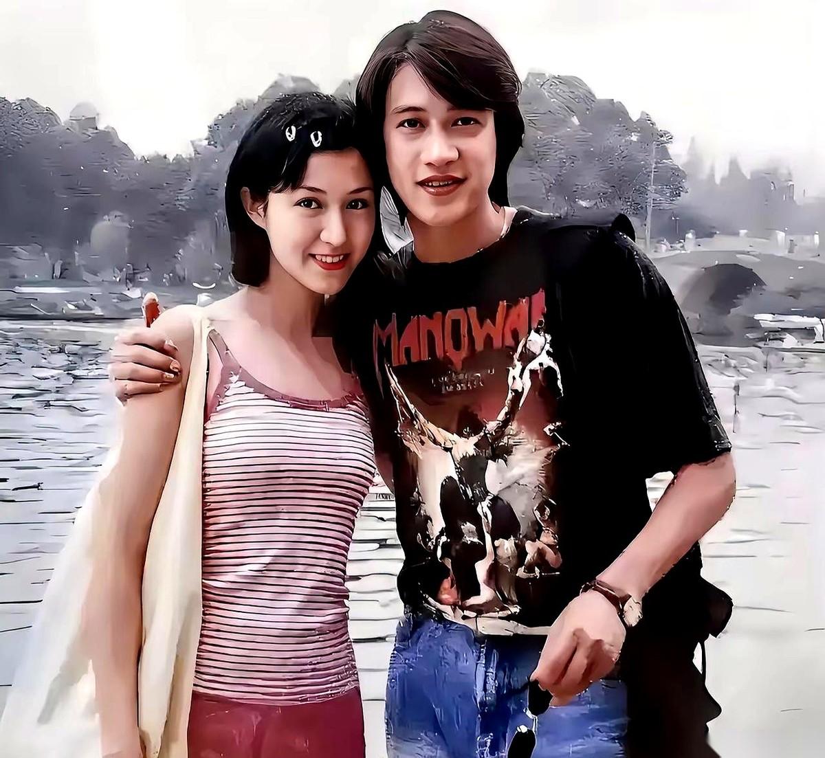 1998年。就这张照片，秒杀现在所有精修的工业糖精。那会儿，陆毅19，鲍蕾也