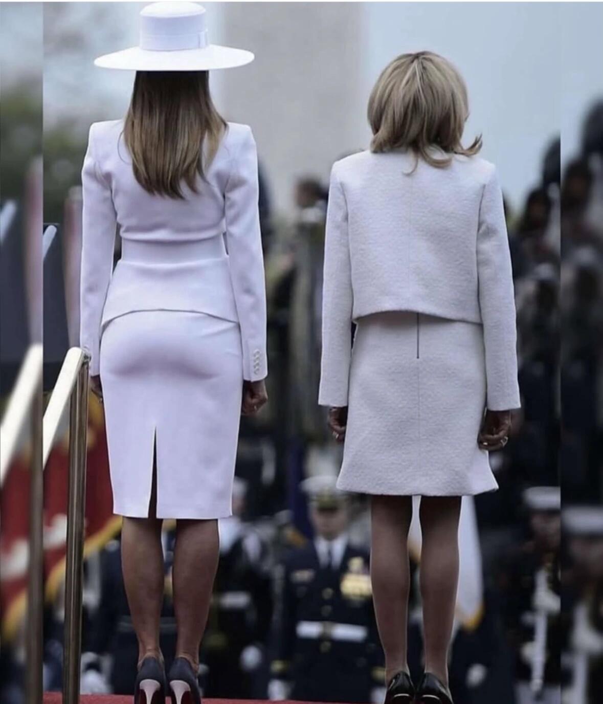 两位总统夫人气质完全不一样MelaniaTrump&BrigitteMa