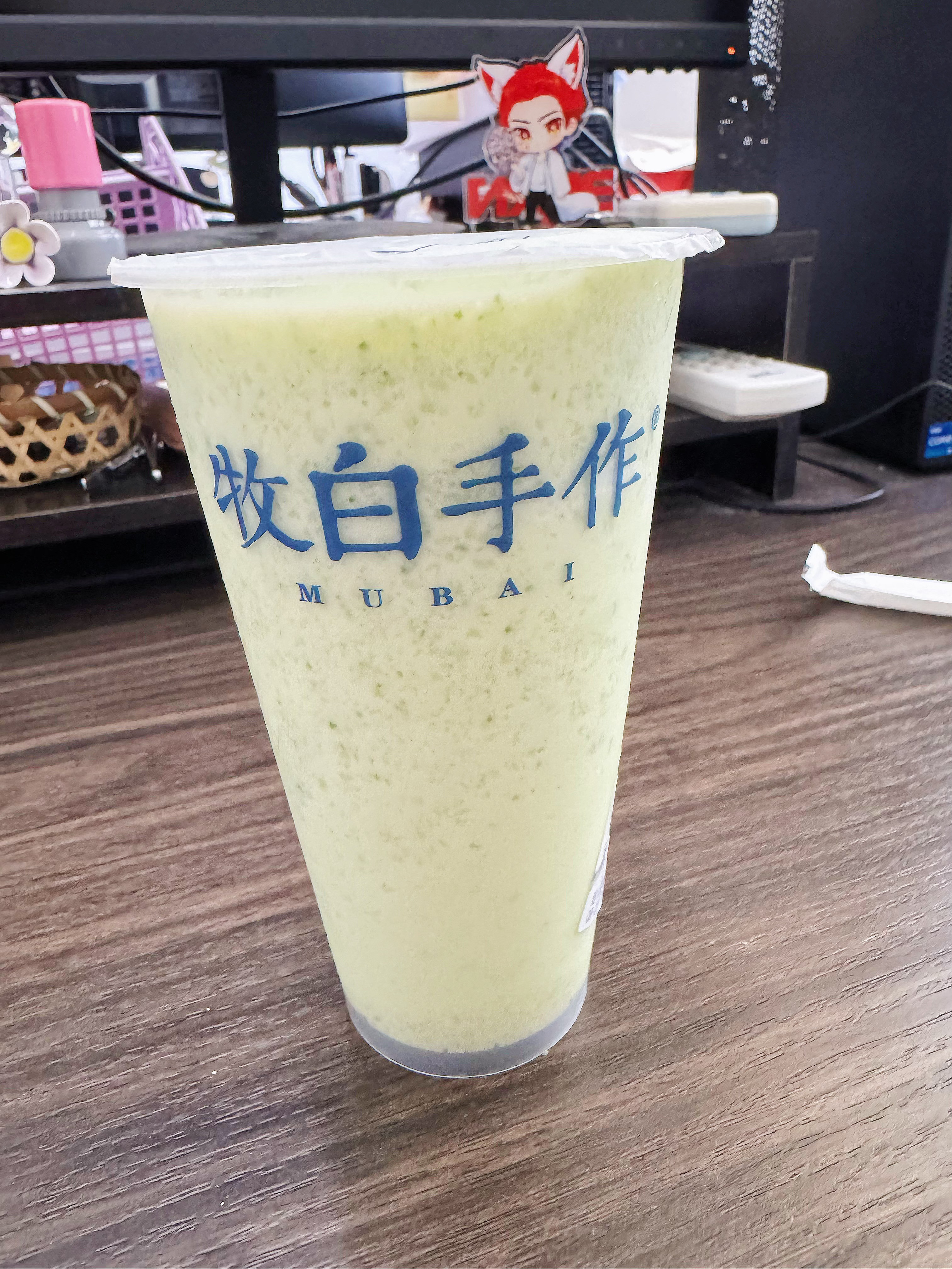 中午没胃口点了这个黄瓜冰浆当饭喝（好清新的🥒味，还有米粒感​​​
