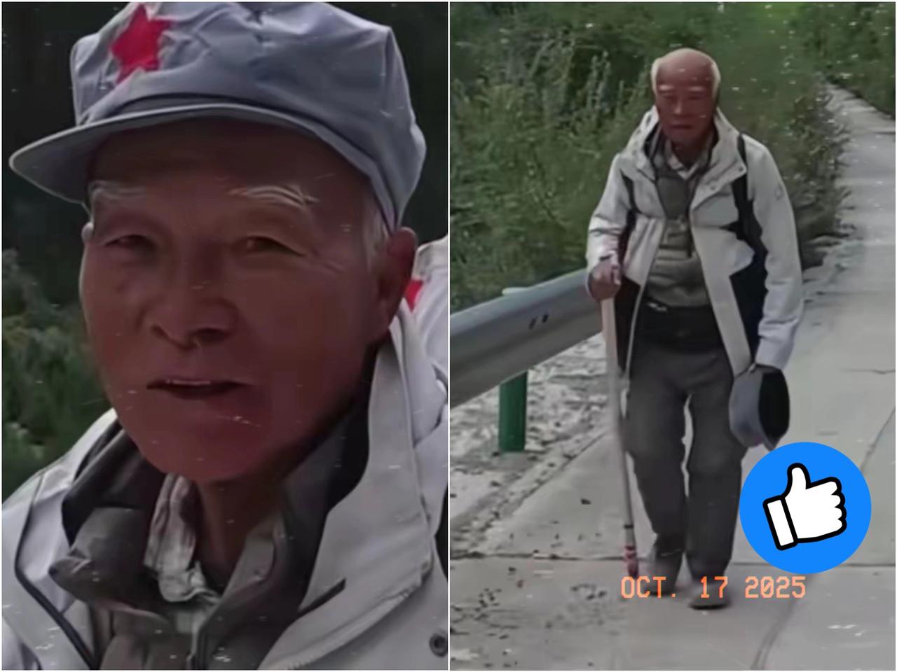 这下彻底火了，不仅香港，连人民日报都点赞！74岁香港老人长途跋涉两百多天