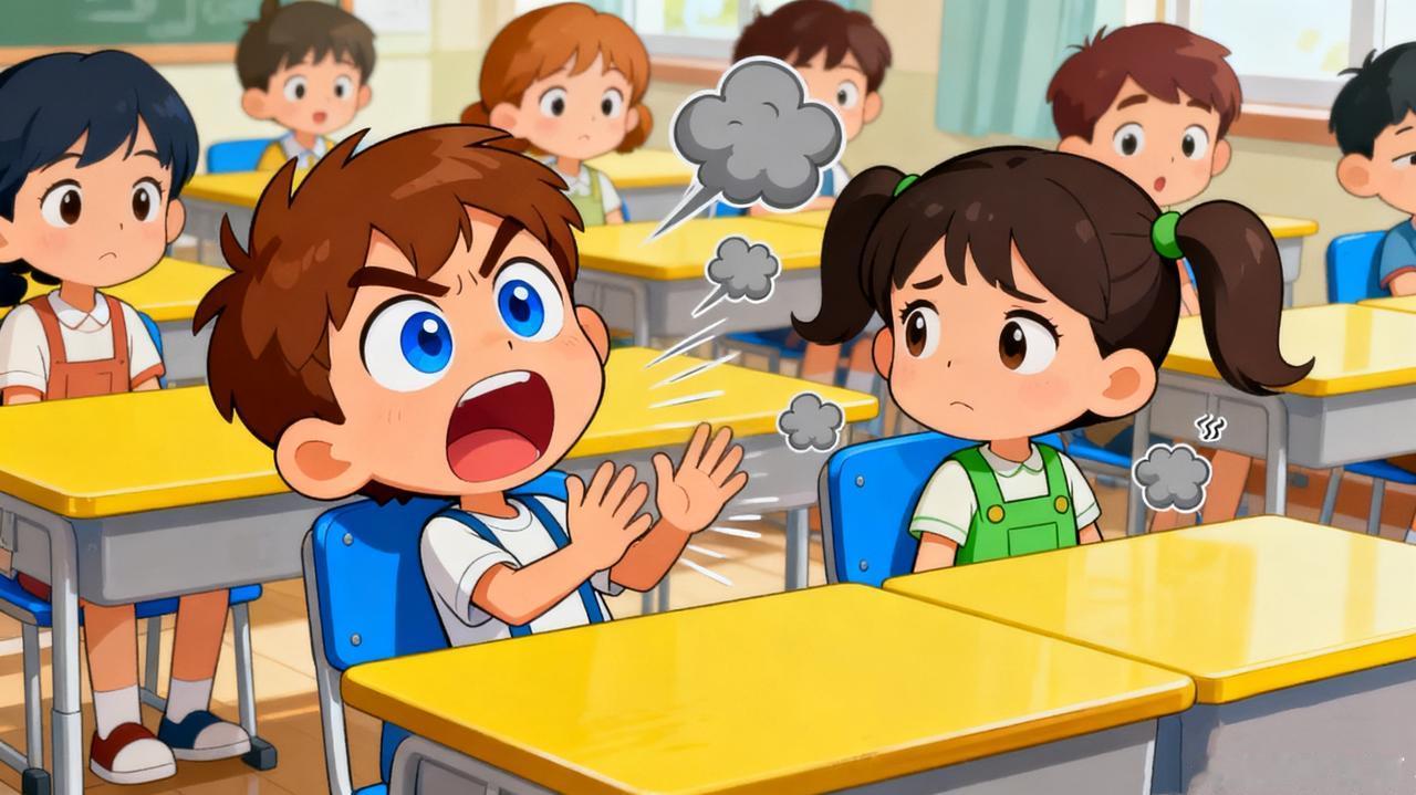 我儿子特别不喜欢他的女同桌，他老想找老师给他换一个同桌。但是老师不允许，因为