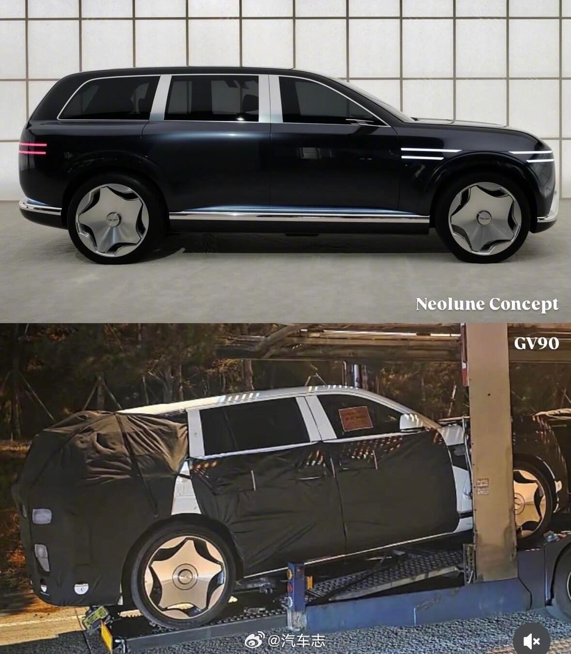 捷尼赛思GV90要上24寸轮毂这样看会不会太大了？